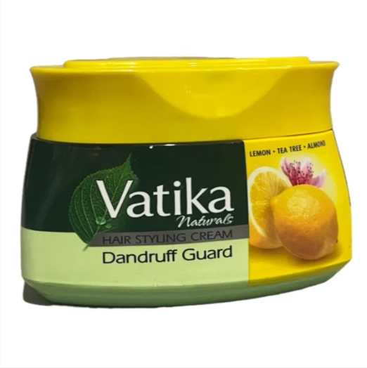 Vatika Naturals Dandruff Guard Styling Hair Cream with Lemon, Tea Tree & Almond